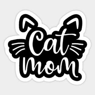 cat mom Sticker